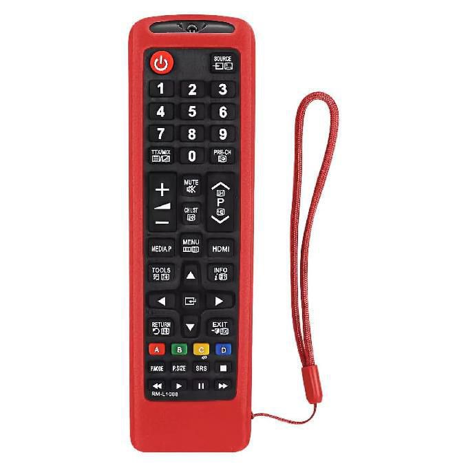 Funda Control Samsung Tv Y Blu Ray Samsung Rojo