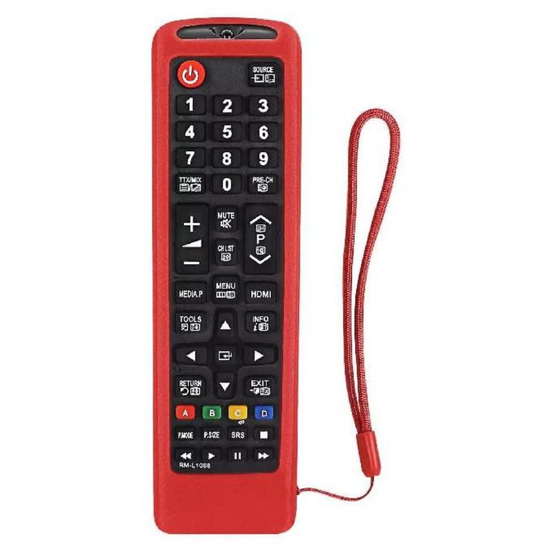 Funda Control Samsung Tv Y Blu Ray Samsung Rojo