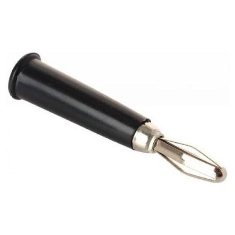 Plug Macho Tipo Banana Phillips Negro Soldar Plástico Steren