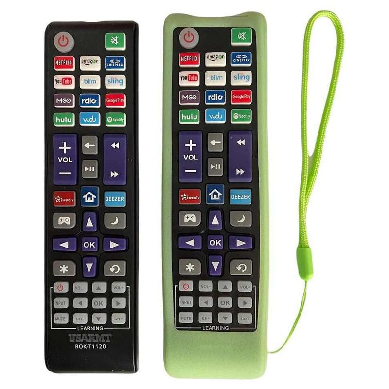 Control Para Sharp Roku Tv 2T-C45Cf2Ur 4T-C55Cl2Ur Mas Funda