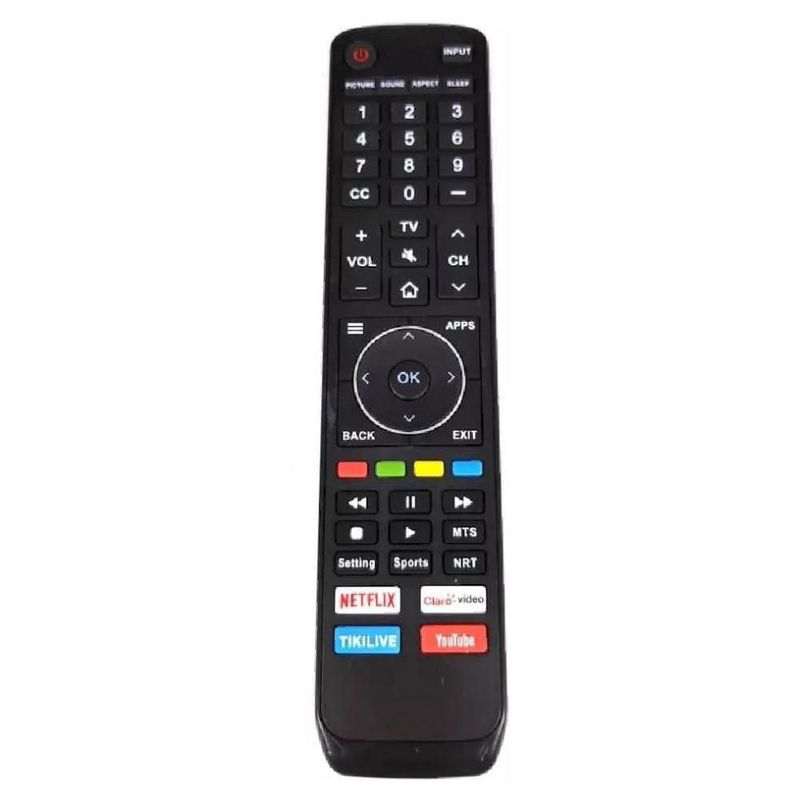 Control Remoto para pantalla Hisense Smart Tv 4k En3v39h