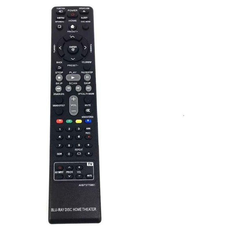 Control Remoto para Teatro En Casa Blu Ray LG Home Theater