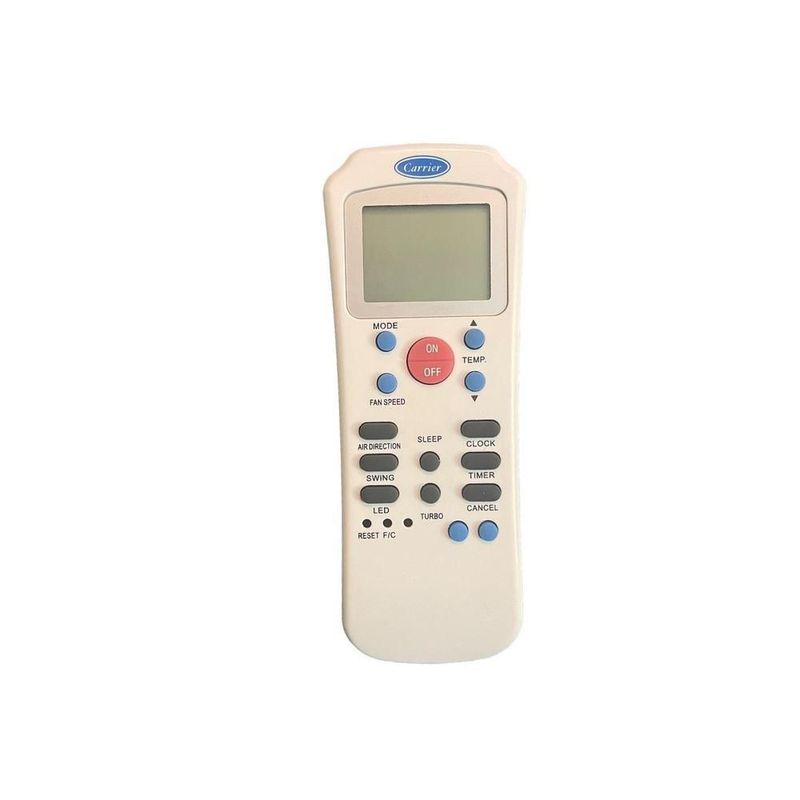Control para minisplit carrier 53lvq243a 40xpq183pe hpq183ce