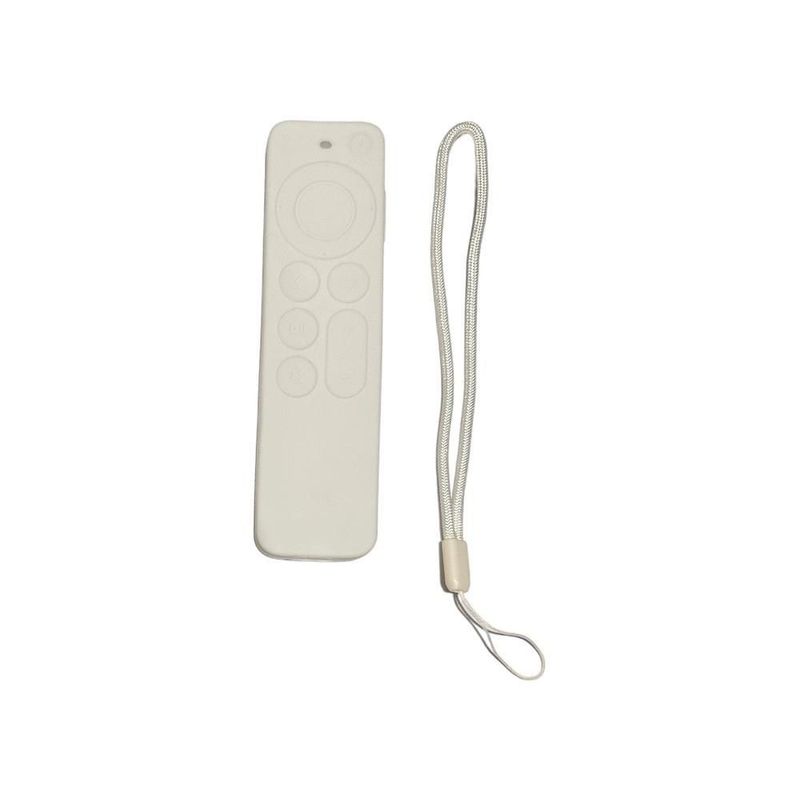 Funda cobertura total para apple tv siri remote 4k blanco