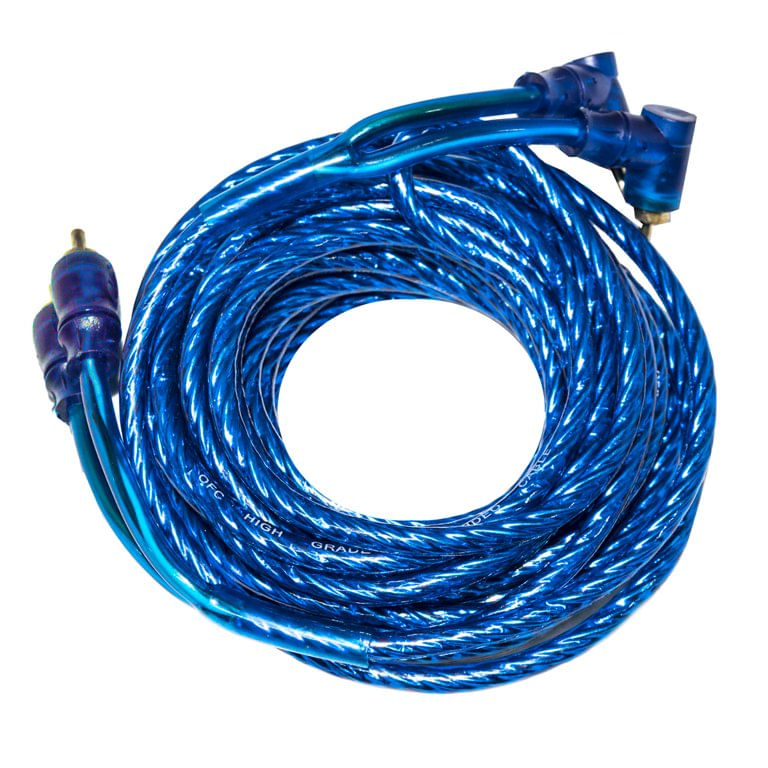 Cable De 2 Rca A 2 Rca Tipo L 3.65m Audiobahn Arca365t