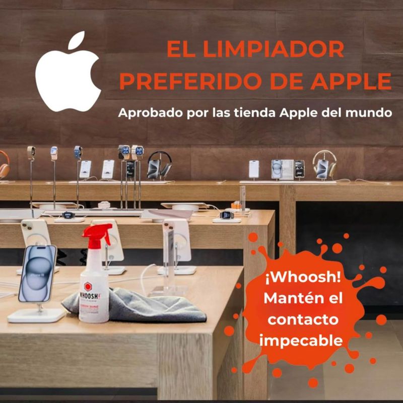 Limpiador de Pantallas Whoosh! 100 ml + 1 paño de micro fibra