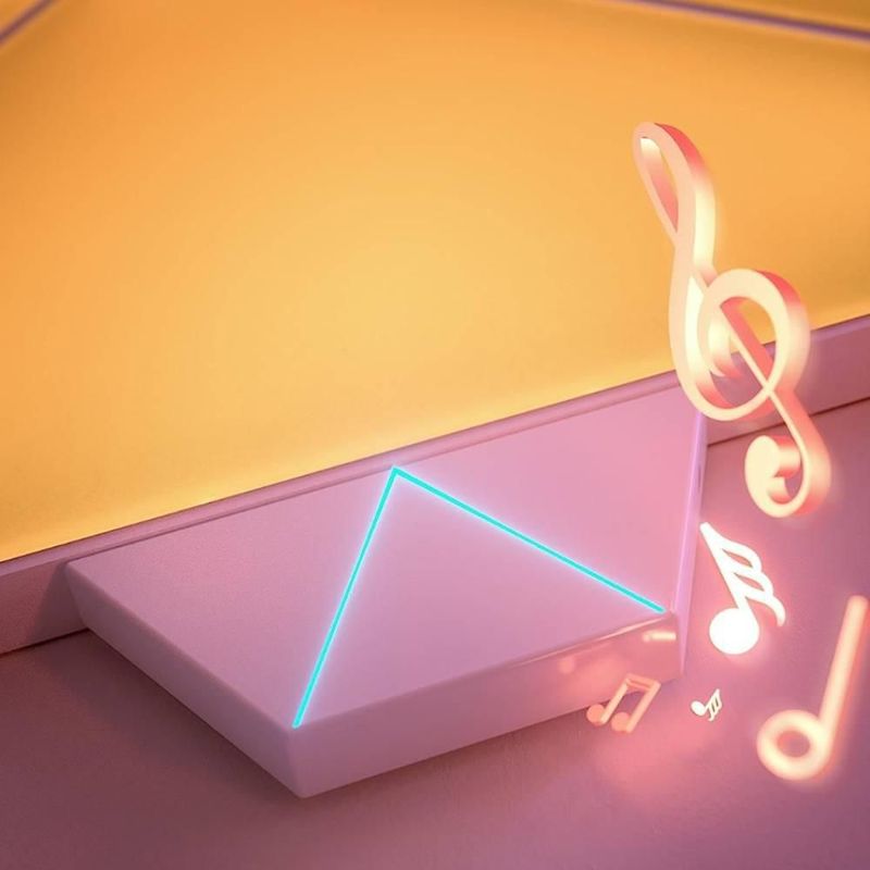 Módulo complementario de música Nanoleaf Rhythm para paneles de luz