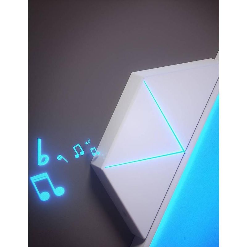 Módulo complementario de música Nanoleaf Rhythm para paneles de luz