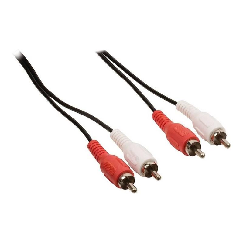 Cable de audio estéreo RCA NS-HZ502 Insignia 1.8 metros color negro