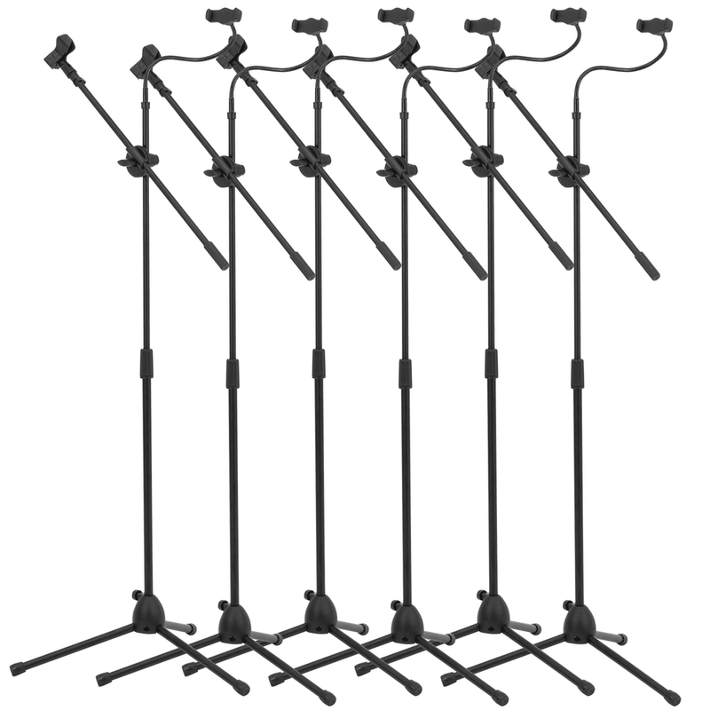 Pedestal Para Micrófono Soporte Celular Boom Tripie Set 6 Pz