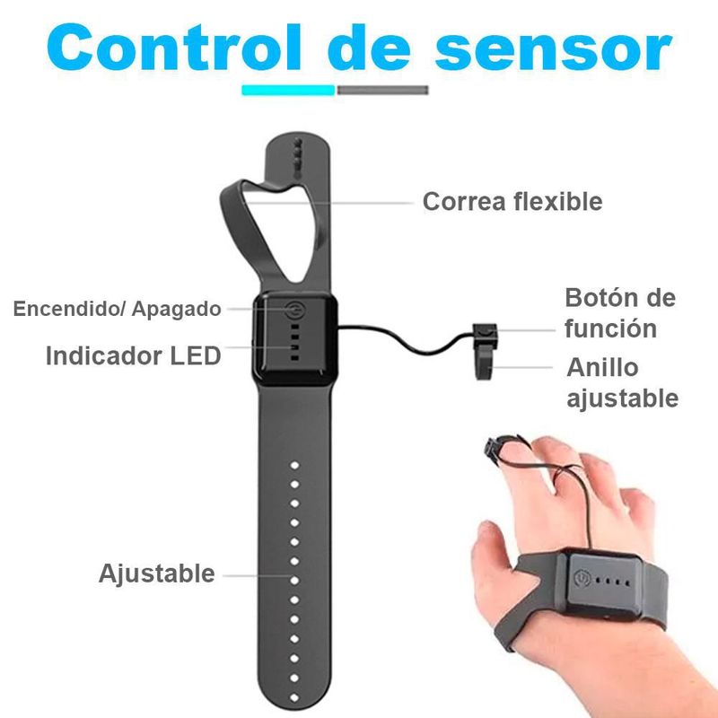 DRONE VAK 1841 CONTROL POR MANO ELUDE OBSTACULOS ACROBACIAS