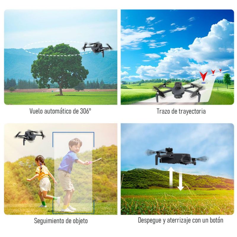 Drone VAK W7 GPS WIFI control con pantalla camara