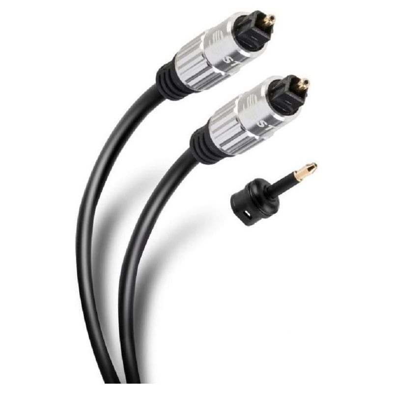 Cable Toslink Carcasa Fibra Óptica Audio Digital 3m Steren