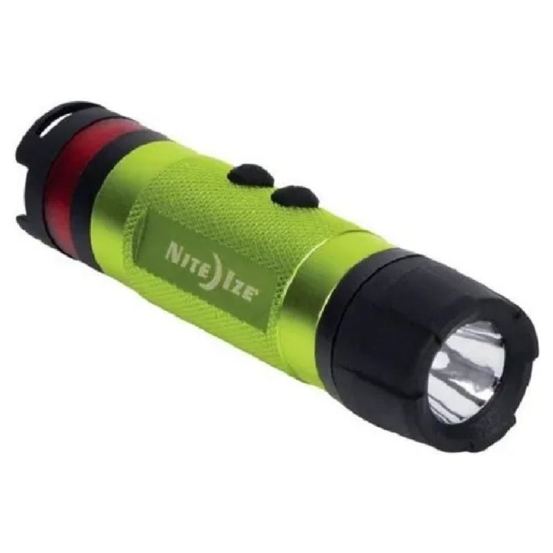Mini Linterna Mano Led Verde Con Luz Roja Seguridad Nite Ize