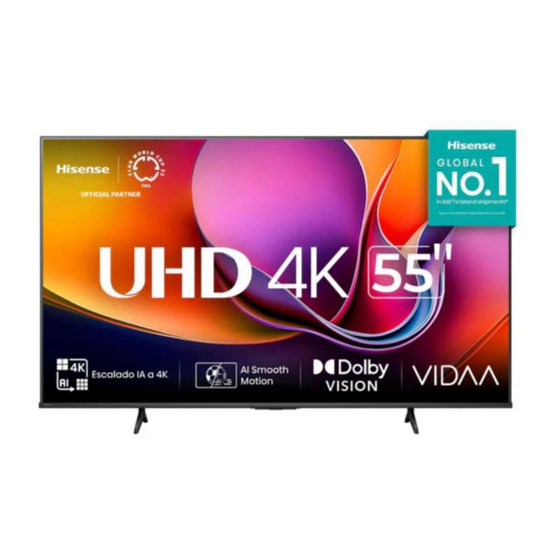 Televisión Pantalla 55 Pulgadas Hisense Smart TV 4K UHD 55A65NV