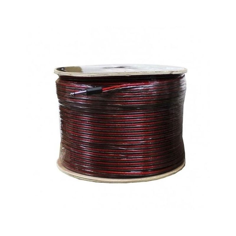 Cable para bocina uso rudo polarizado calibre 12 300 mts