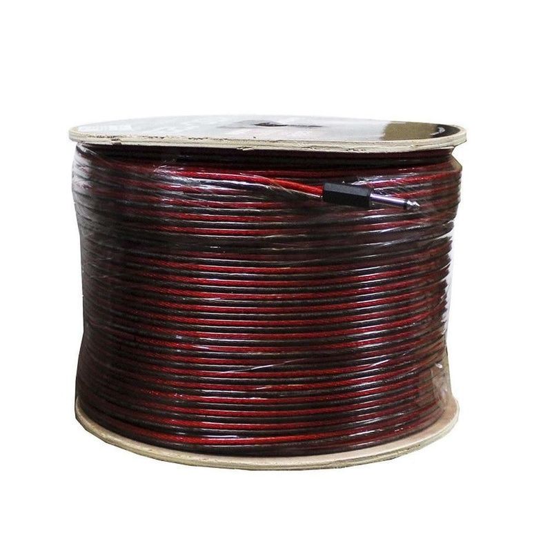 Cable para bocina uso rudo polarizado calibre 12 300 mts