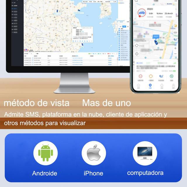 Mini dispositivo de seguimiento GPS oculto para vehículos, coches, GPS oculto para automóvil con funda magnética impermeable,HOGAWAY