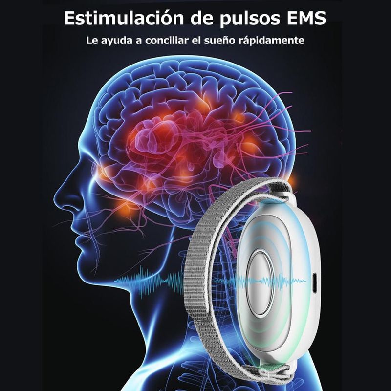 Dispositivo Inteligente para Mejorar el Sueño,Estimulador Cerebral con Terapia de Luz y Sonido.HOGAWAY