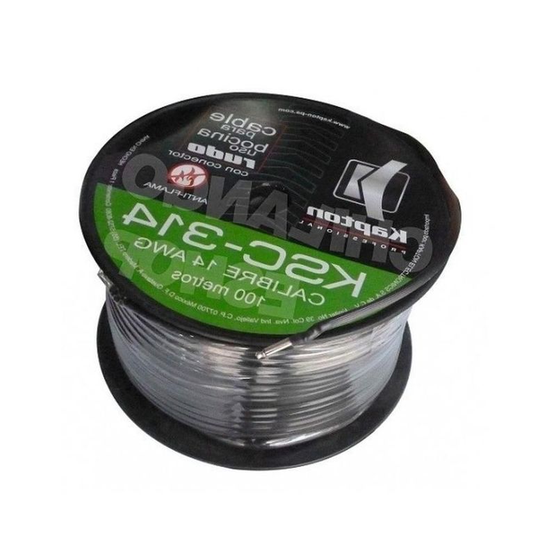 Cable para bocinas cal 14 uso rudo 100m