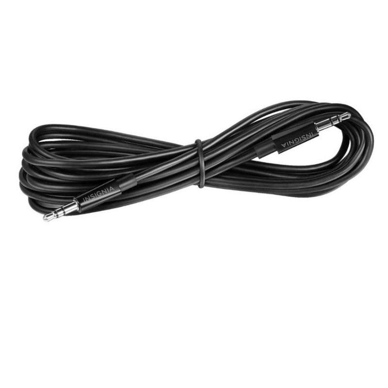 Cable de audio Jack 3.5 mm NS-LW16 Insignia 90 cm color negro