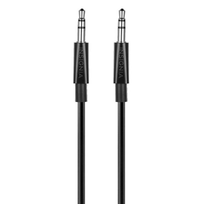 Cable de audio Jack 3.5 mm NS-LW16 Insignia 90 cm color negro