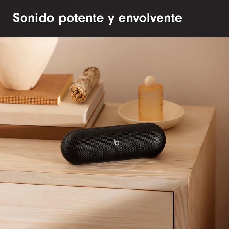 Bocina bluetooth beats pill resistente al agua ip67 negro