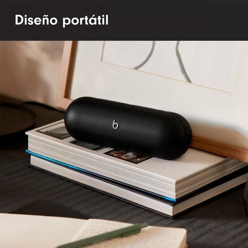Bocina bluetooth beats pill resistente al agua ip67 negro