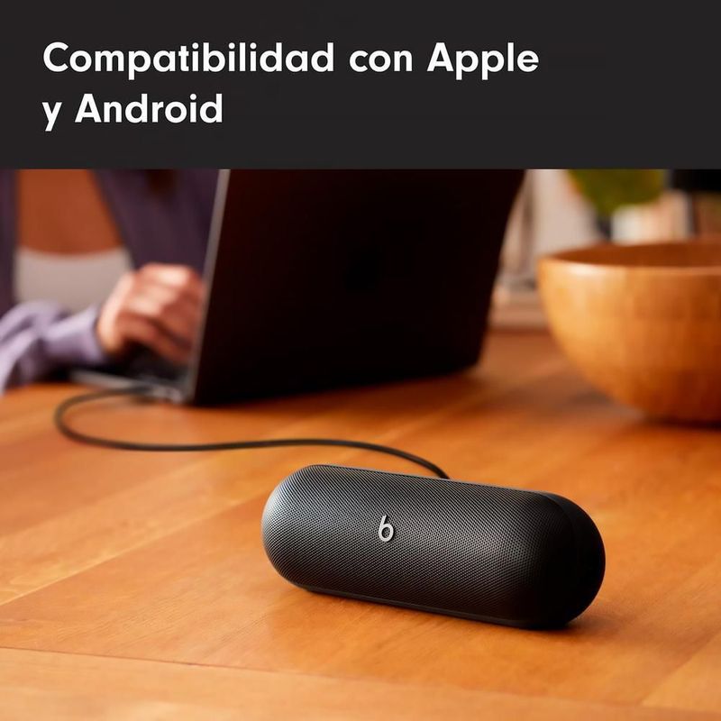 Bocina bluetooth beats pill resistente al agua ip67 negro
