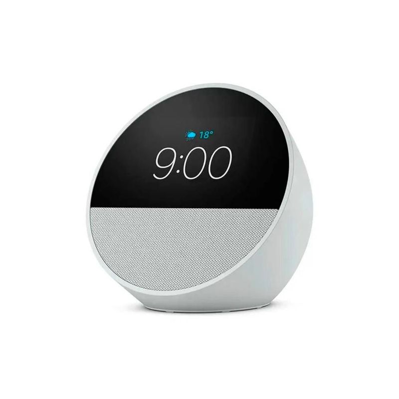 Alexa Amazon Echo Spot Reloj despertador inteligente Blanco Glaciar