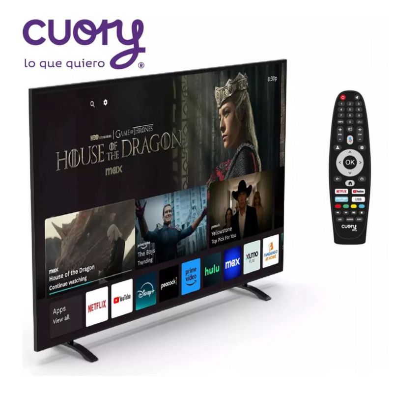 Smart Tv Pantalla 50 Cuory 4k Uhd Google Tv Dled Dolby