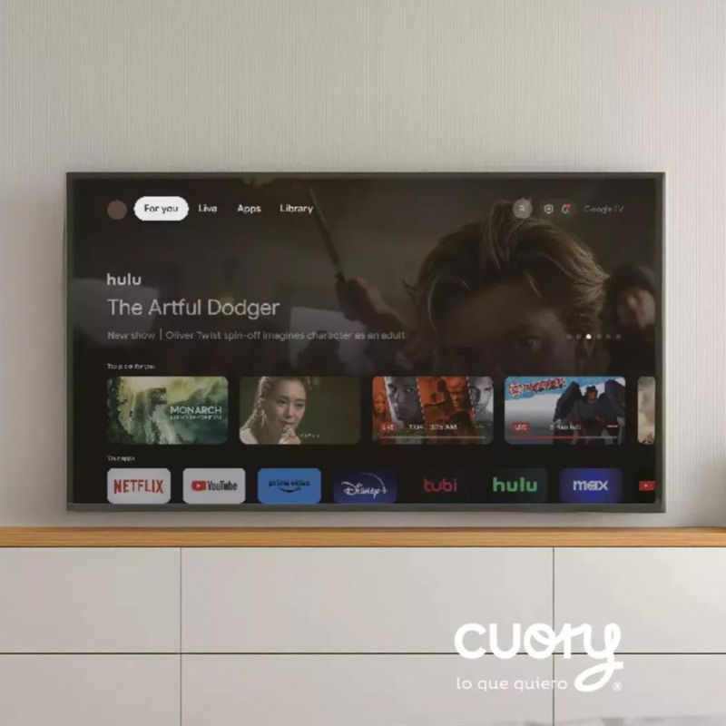 Smart Tv Pantalla 50 Cuory 4k Uhd Google Tv Dled Dolby