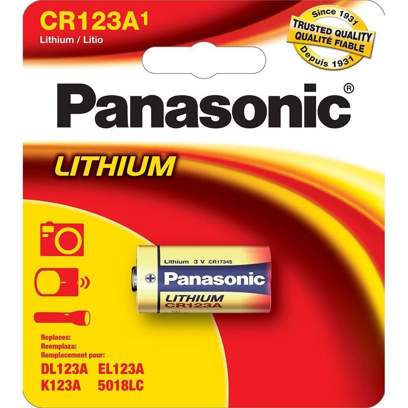 Pila panasonic cr123 3 volts cr123a cr-123 cr123a el-123a 16340