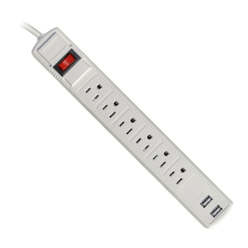 Multicontacto 90cm 6 Entradas+2usb+2 Tipo C Audiobahn ABM906