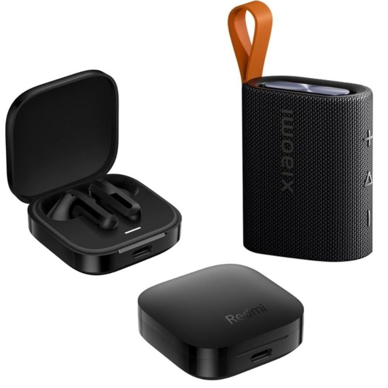 Xiaomi Sound Pocket + Audífonos Redmi Buds 6 Active