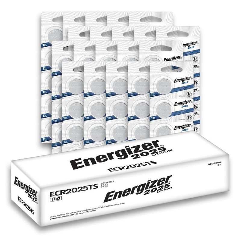 100 pilas energizer de botón 2025 tira con 5