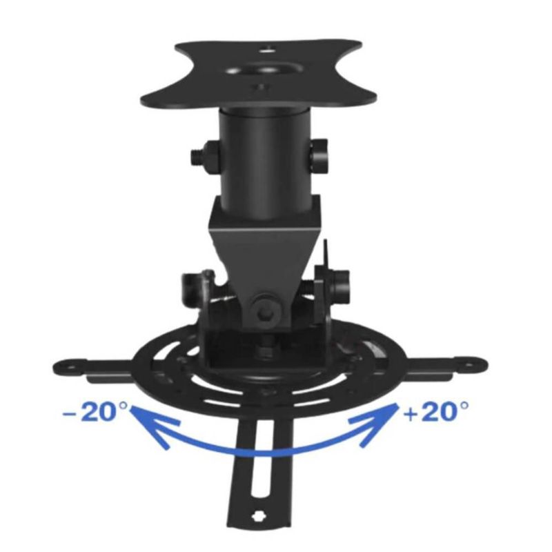 Soporte de techo para proyector T717M soporta hasta 13.6 kg Negro