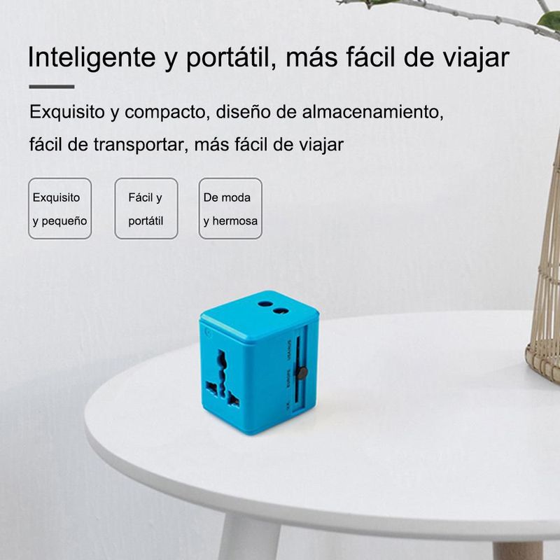 Adaptador Universal de Viaje, Enchufe de Corriente
