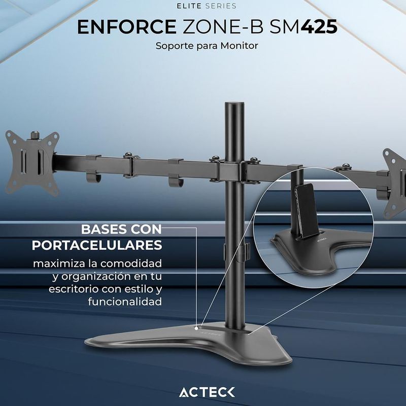 Soporte articulado dos monitores sm425 hasta 32" ajustable