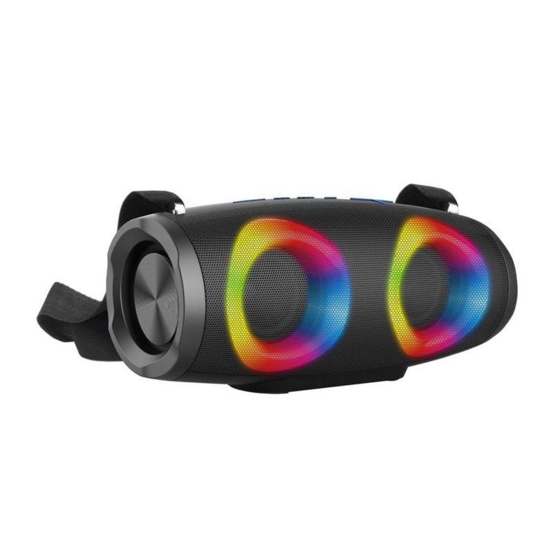Bocina Inalámbrica Bluetooth Con Subwoofer Daewoo Booster Led Fm Usb Radio Fm