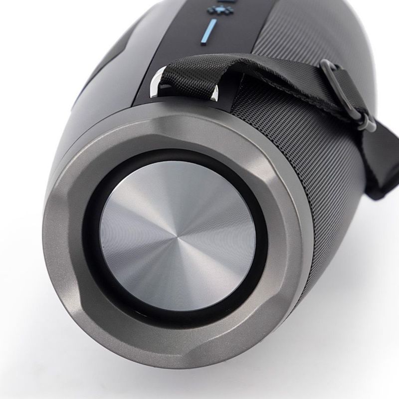 Bocina Inalámbrica Bluetooth Con Subwoofer Daewoo Booster Led Fm Usb Radio Fm