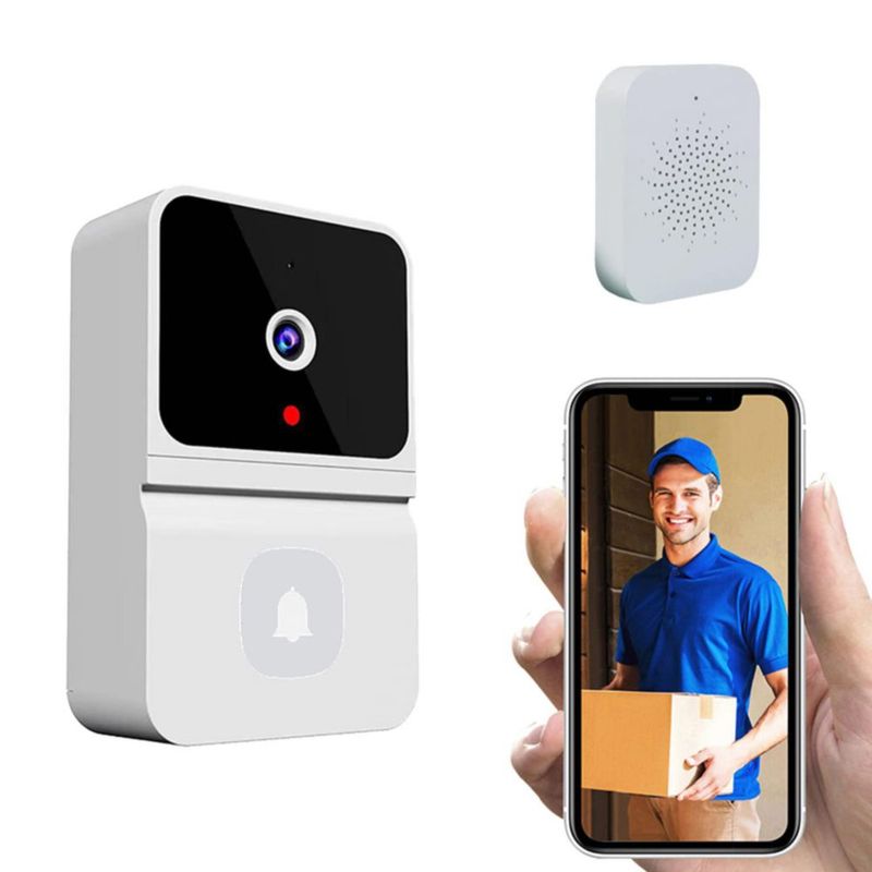 Mingzhe Timbre Elegante inalámbrico de la cámara Video del Timbre con Almacenamiento bidireccional de la Nube de 480P o con Pila
