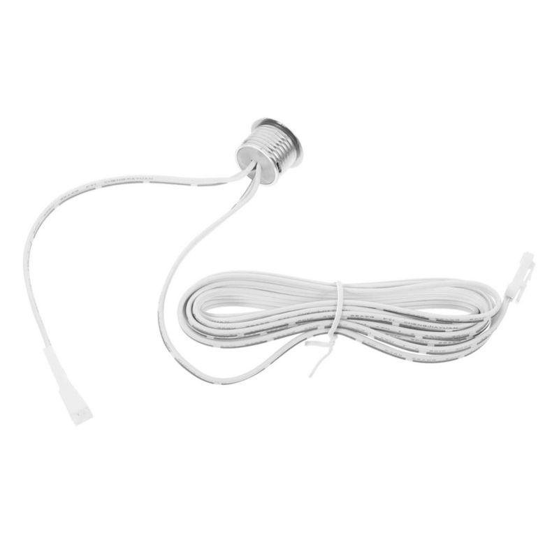 DIYEAH Interruptor Táctil De Atenuación 24V Para Tiras Led Con Anillo Azul Luz Nocturna Sensor De Luz Para Gabinetes Y Estanterí