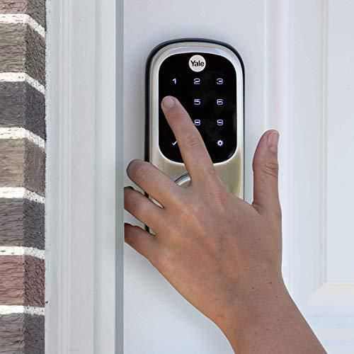 Yale Security Yale Assure Llave de bloqueo última intervensión visualización táctil Deadbolt en níquel satinado, no conectado, N