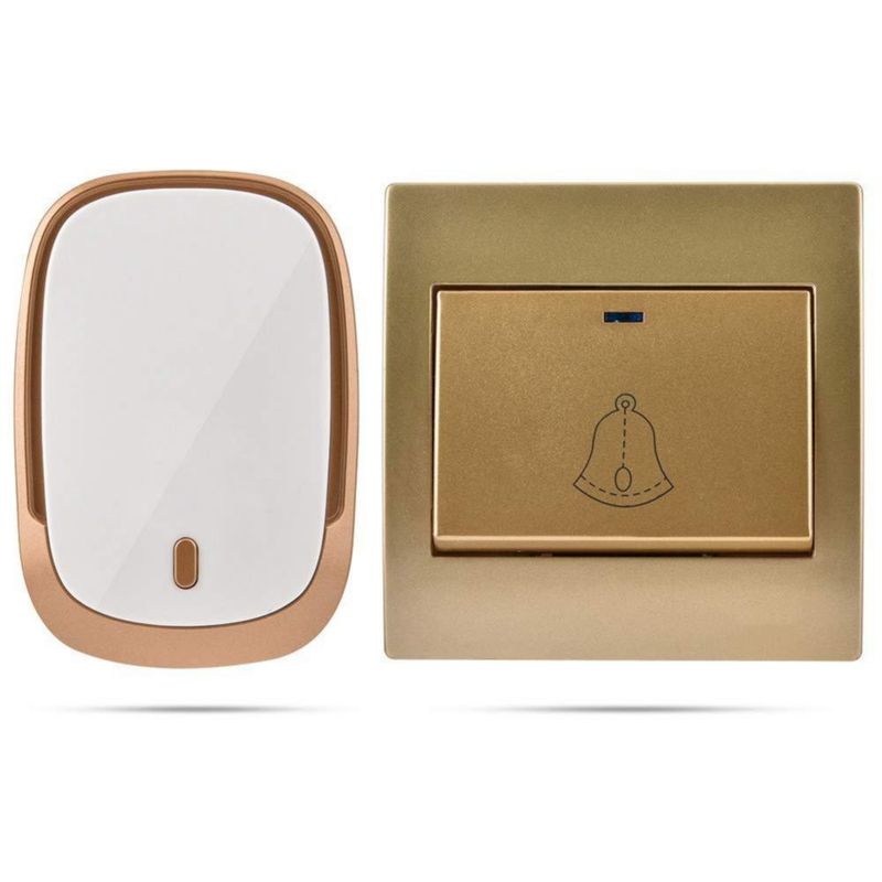 Timbres inalámbricos para casa, transmisión inteligente de larga distancia de 300 m prueba de agua timbre inalambrico exterior,
