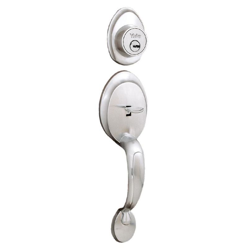Yale MX80875 Gatillo Normal Venecia Llave-Llave, Niquel Satin