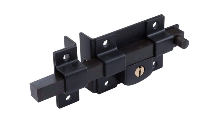 Phillips cerradura sobreponer barra 800 izquierda, negra.
