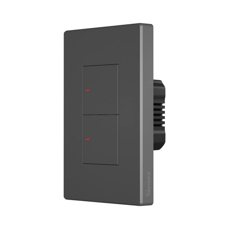 SONOFF Interruptor mecánico inteligente M5 tipo 120, interruptor de luz de pared WiFi funciona con Alexa y Google Home, [requier