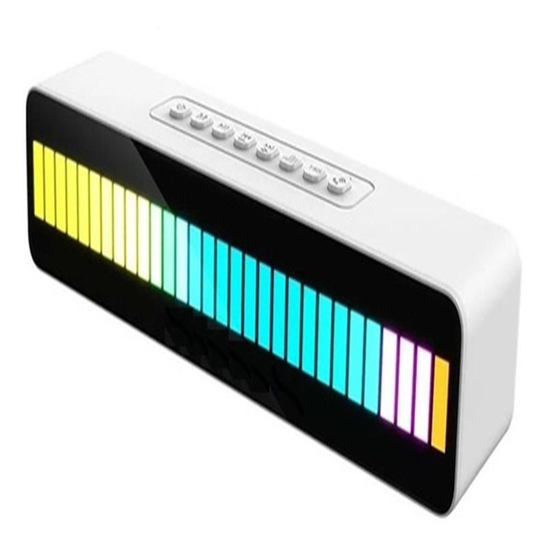 Bocina Barra De Sonido Bt Conluz Rgb Blanco