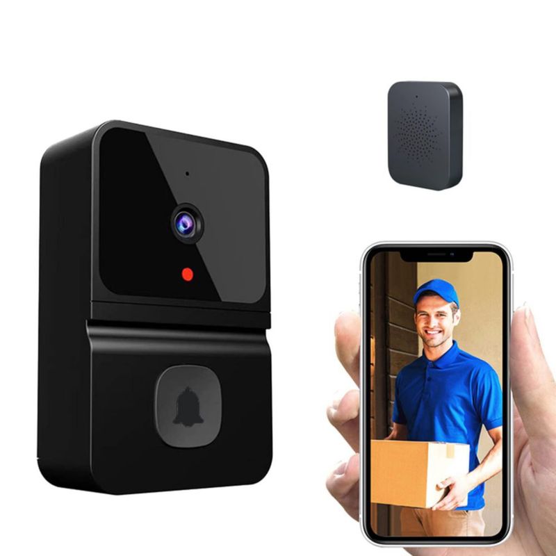 Mingzhe Timbre Elegante inalámbrico de la cámara Video del Timbre con Almacenamiento bidireccional de la Nube de 480P o con Pila